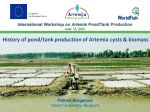 International Workshop on Artemia Pond and Tank Production, Cox's Bazar, Bangladesh