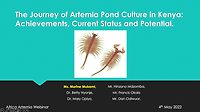 History of Artemia in Kenya