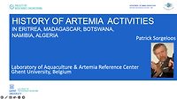 History of Artemia activities in Algeria, Eritrea, Namibia, Madagascar and Botswana