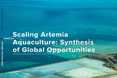 Scaling Artemia Aquaculture: Synthesis of Global Opportunities
